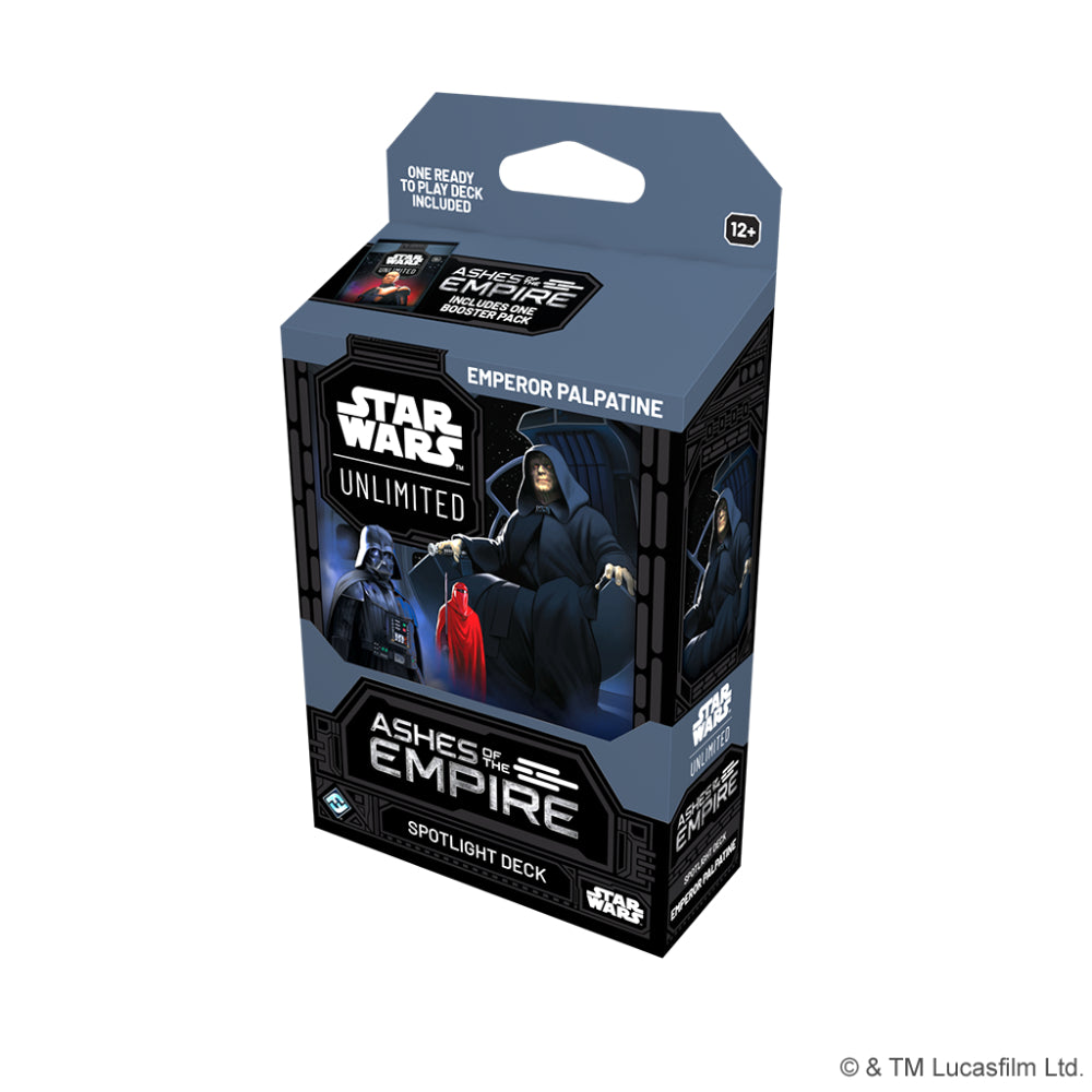 Star Wars Unlimited: Ashes of the Empire Emperor Palpatine Spotlight Deck - Card Games