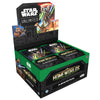 Star Wars Unlimited Homeworlds booster box in green and black containing 24 collectible card packs