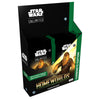 Star Wars Unlimited homeworlds carbonite booster box in black and green featuring Chewbacca artwork with 12 packs