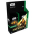 Star Wars Unlimited homeworlds carbonite booster box in black and green featuring Chewbacca artwork with 12 packs