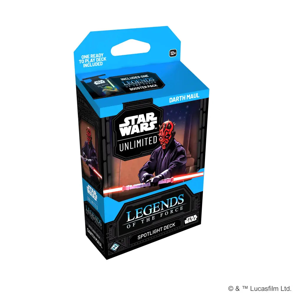 Star Wars Unlimited: Legends of the Force - Darth Maul Spotlight Deck - Other Card Games