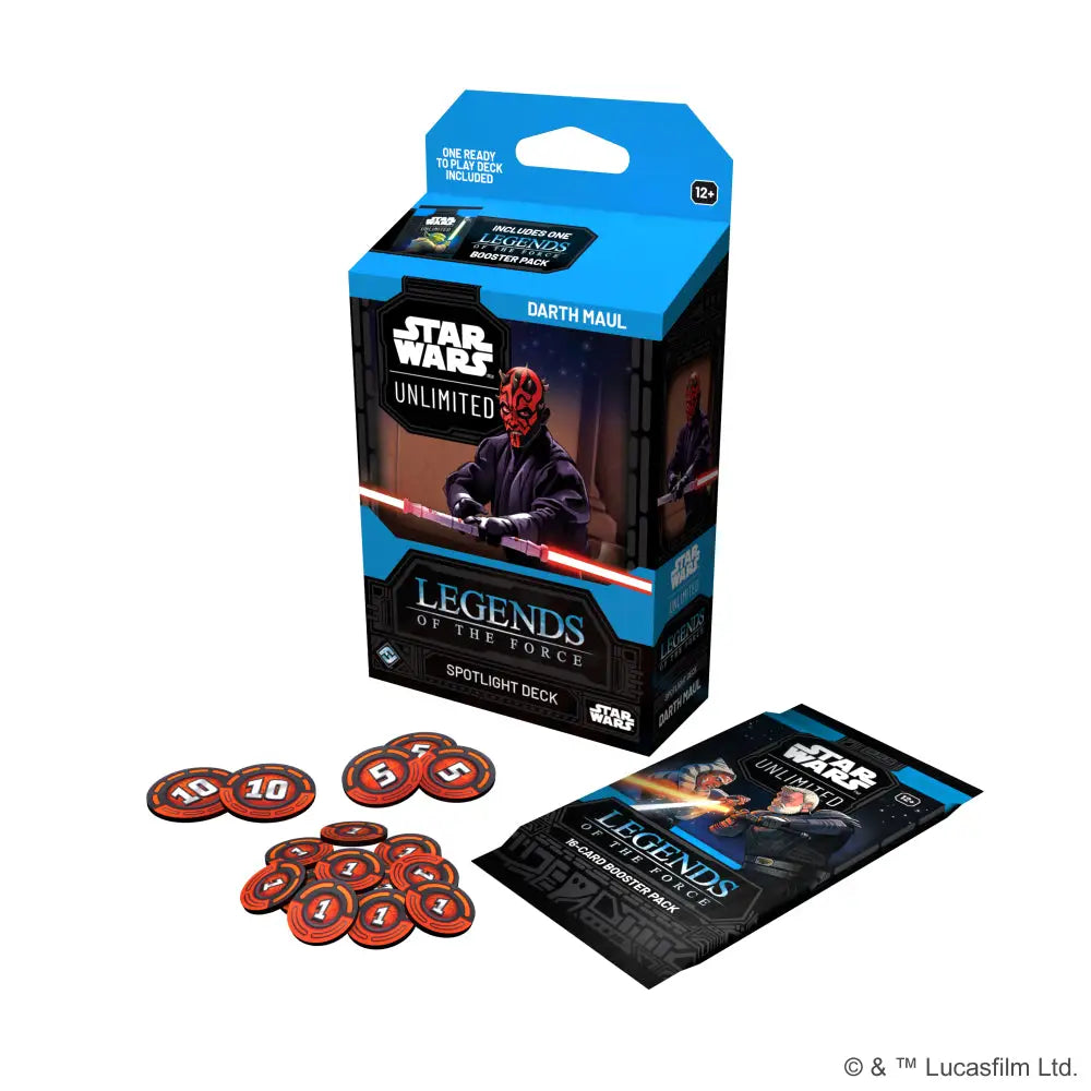 Star Wars Unlimited: Legends of the Force - Darth Maul Spotlight Deck - Other Card Games
