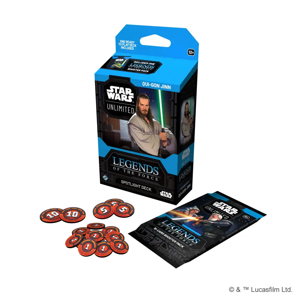 Star Wars Unlimited: Legends of the Force - Qui-Gon Jinn Spotlight Deck - Other Card Games