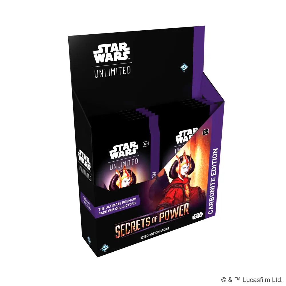 Star Wars Unlimited: Secrets of Power CARBONITE Booster Box (12) - Other Card Games