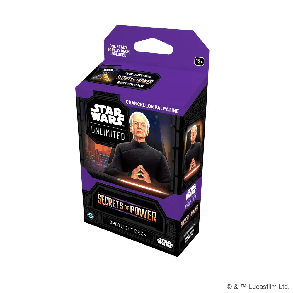 Star Wars Unlimited: Secrets of Power Chancellor Palpatine Spotlight Deck - Other Card Games