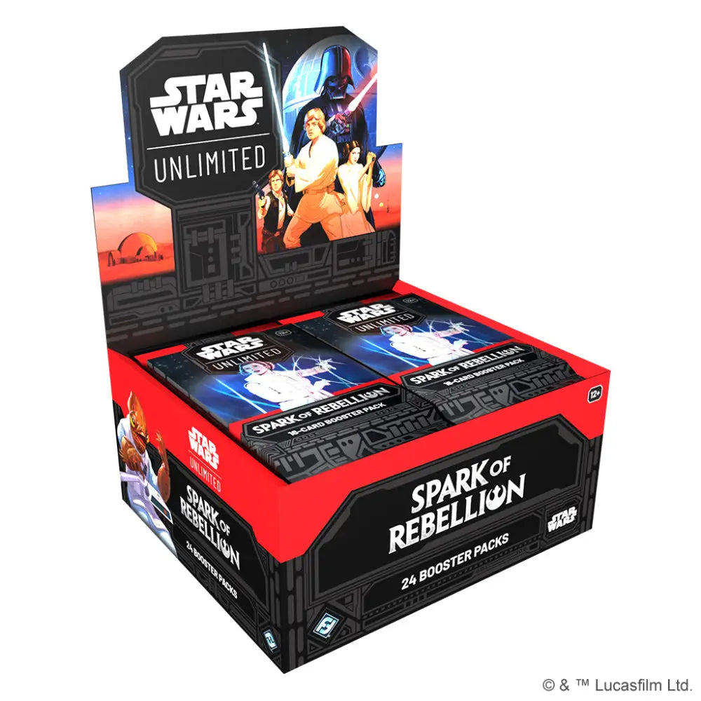 Star Wars Unlimited: Spark of Rebellion - Booster Box (24) - Card Games