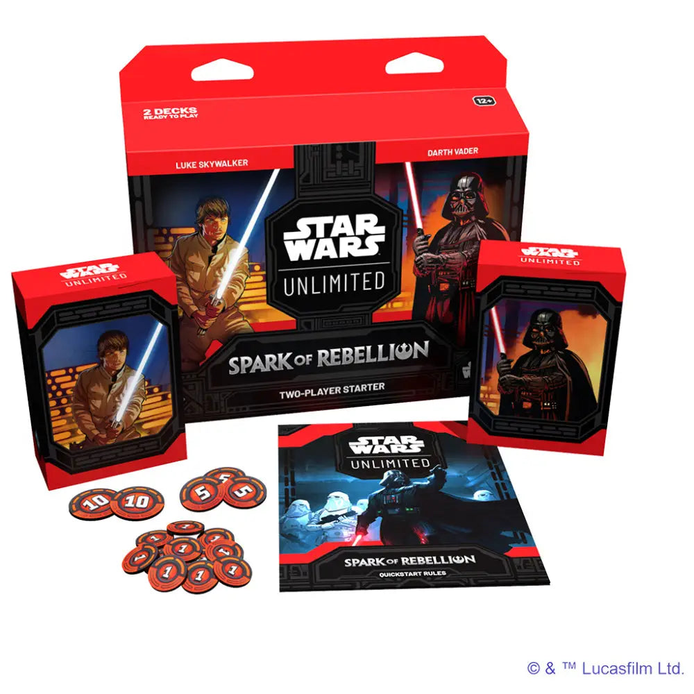 Star Wars Unlimited: Spark of Rebellion - Two-Player Starter (PREORDER) Other Card Games Asmodee   