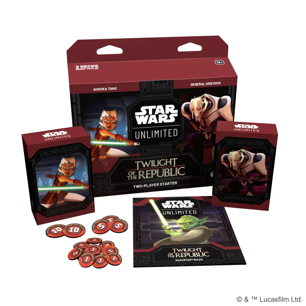 Star Wars Unlimited: Twilight of the Republic - Two-Player Starter - Card Games
