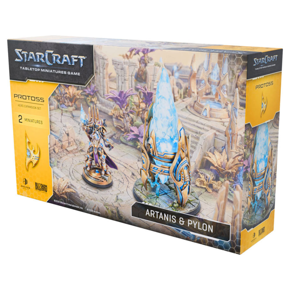 StarCraft Miniatures Game Protoss Pack Artanis & Pylon - Miniatures Games