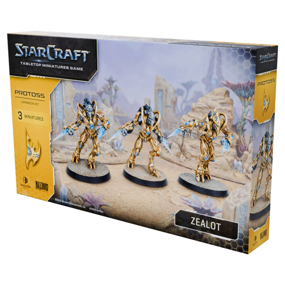 StarCraft Miniatures Game Protoss Pack Zealot - Miniatures Games