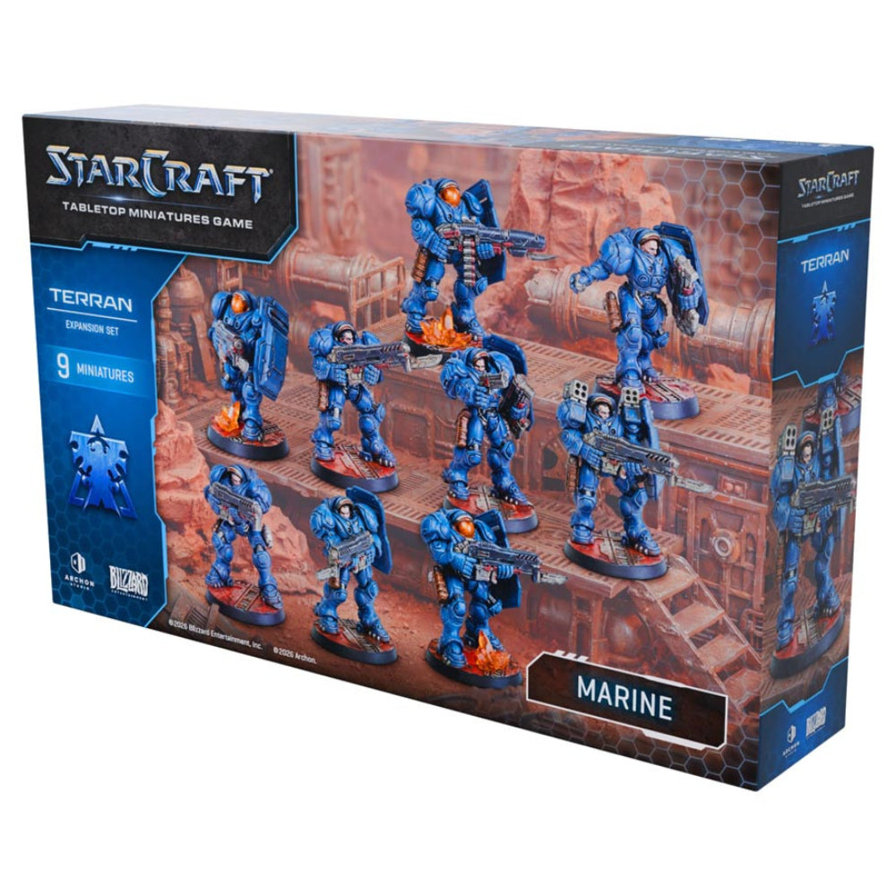 StarCraft Miniatures Game Terran Pack Marine - Miniatures Games