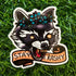 Stay Trash Raccoon Sticker