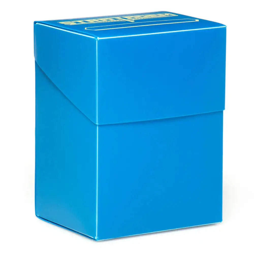 Stratagem Solid Deck Box - Blue - Card Games