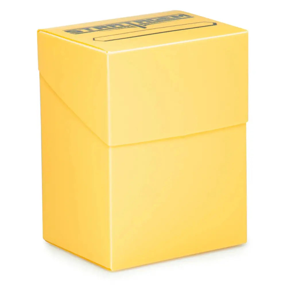 Stratagem Solid Deck Box - Ivory - Card Games