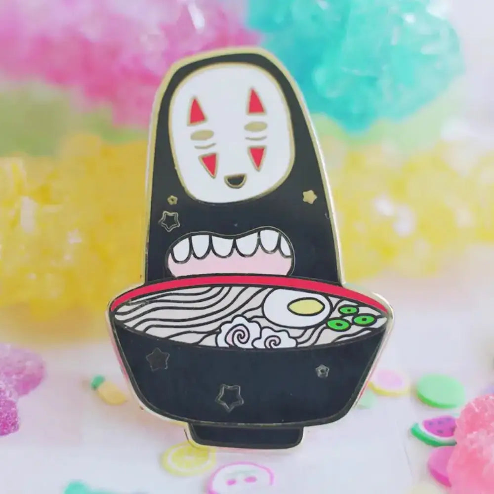 Studio Ghibli Spirited Away No Face Enamel Pin - Toys & Gifts