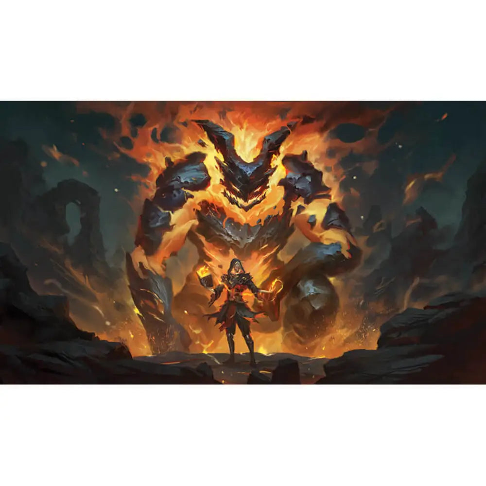 Summon Armored Fire Giant Playmat - Card Games