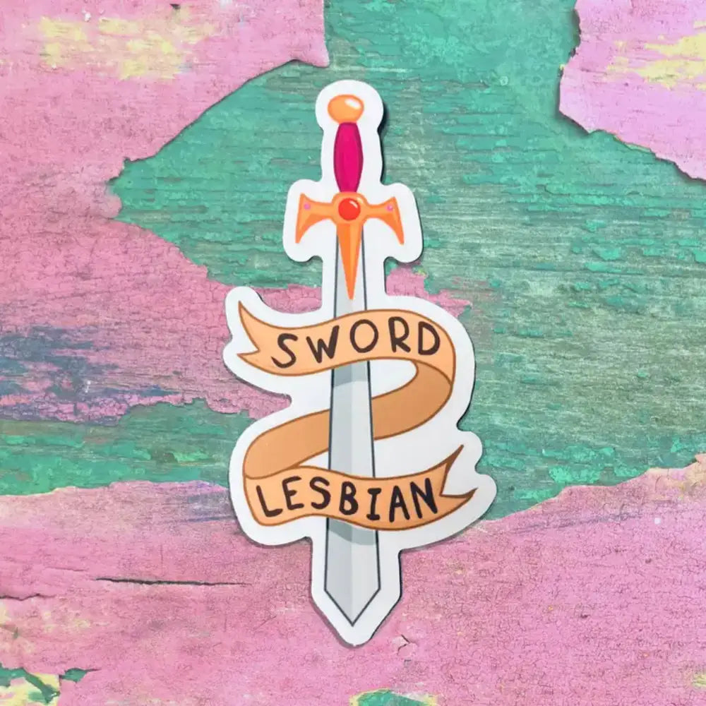 Sword Lesbian Sticker - Toys & Gifts
