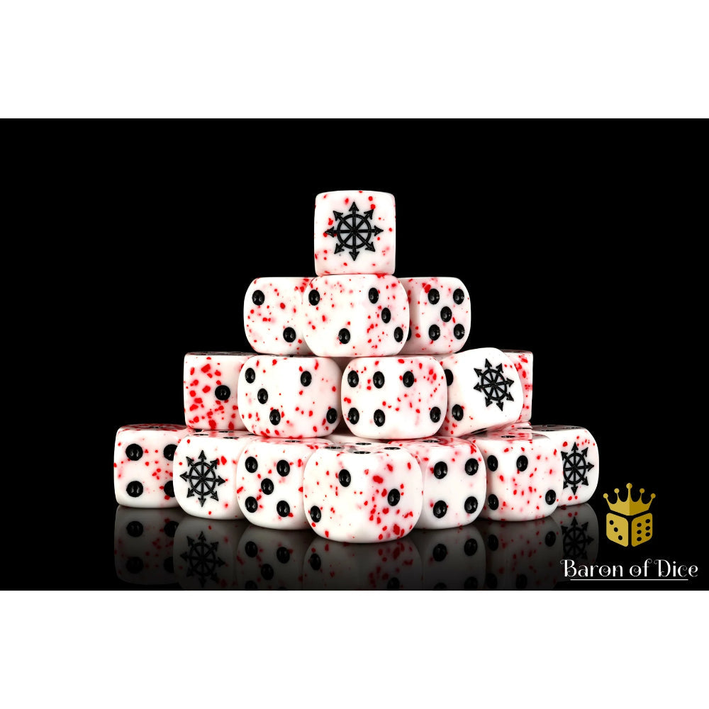 Symbol 16mm d6 Dice Set (25 Pack)