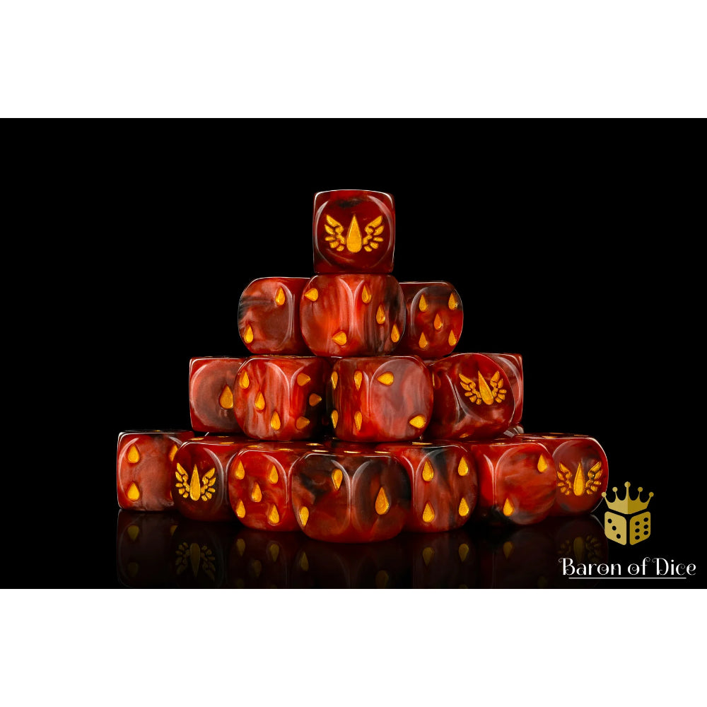 Symbol 16mm d6 Dice Set (25 Pack)