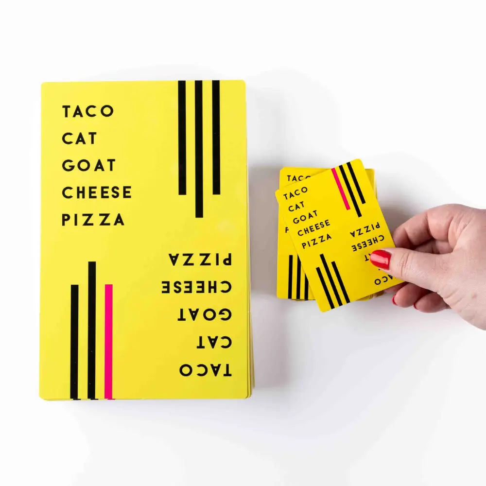 Taco Cat Goat Cheese Pizza: Ridiculously Large Board Games