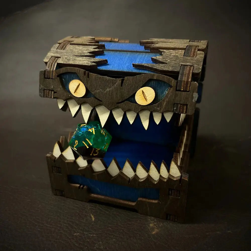 Talon & Claw Mimic Dice Storage Box - Blue - Dice & Dice Supplies