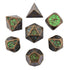 Tangled Void Metal Polyhedral (D&D) Dice Set (7)