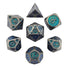 Tangled Void Metal Polyhedral (D&D) Dice Set (7)