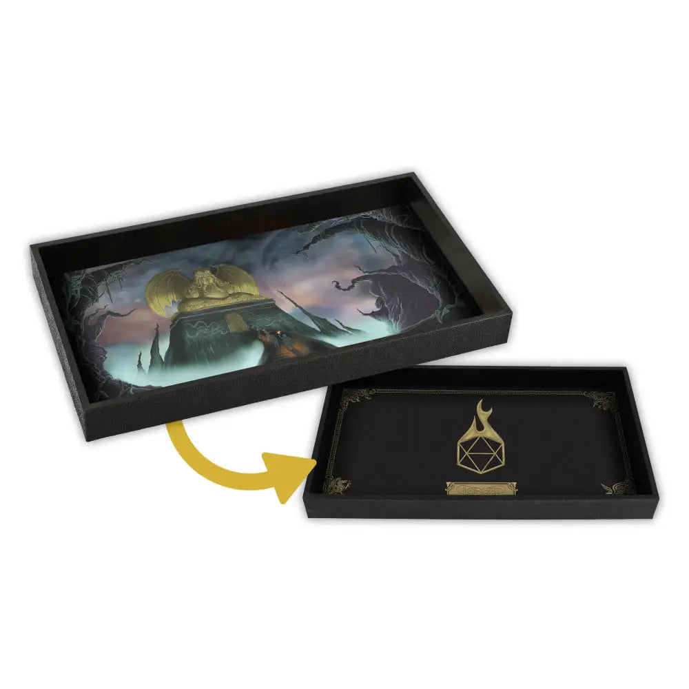 Temple of Cthulhu Reversible Dice Tray - & Supplies