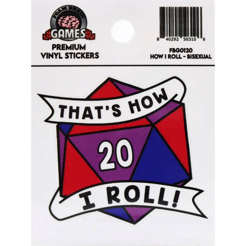 That’s How I Roll Pride Sticker - Bisexual Pride - Gifts