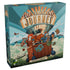 The amazing journey board game box with vibrant cartoon adventurers in an orange and brown hot air balloon against a teal sky