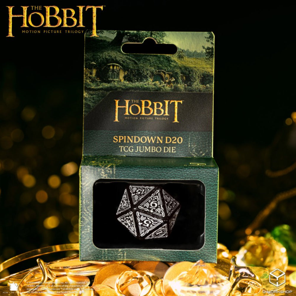 The Hobbit Jumbo Spindown D20 - Dice & Dice Supplies