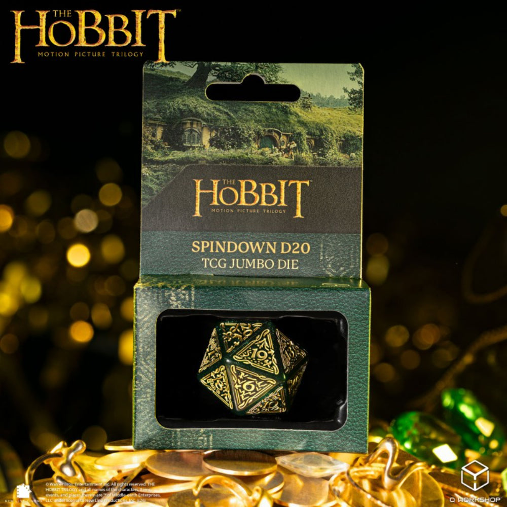 The Hobbit Jumbo Spindown D20 - Umbral - Dice & Dice Supplies