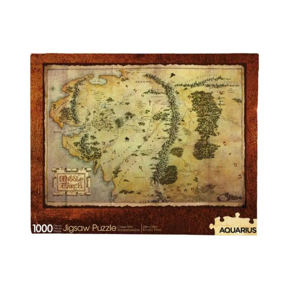 The Hobbit Map 1000pc Puzzle - Gifts