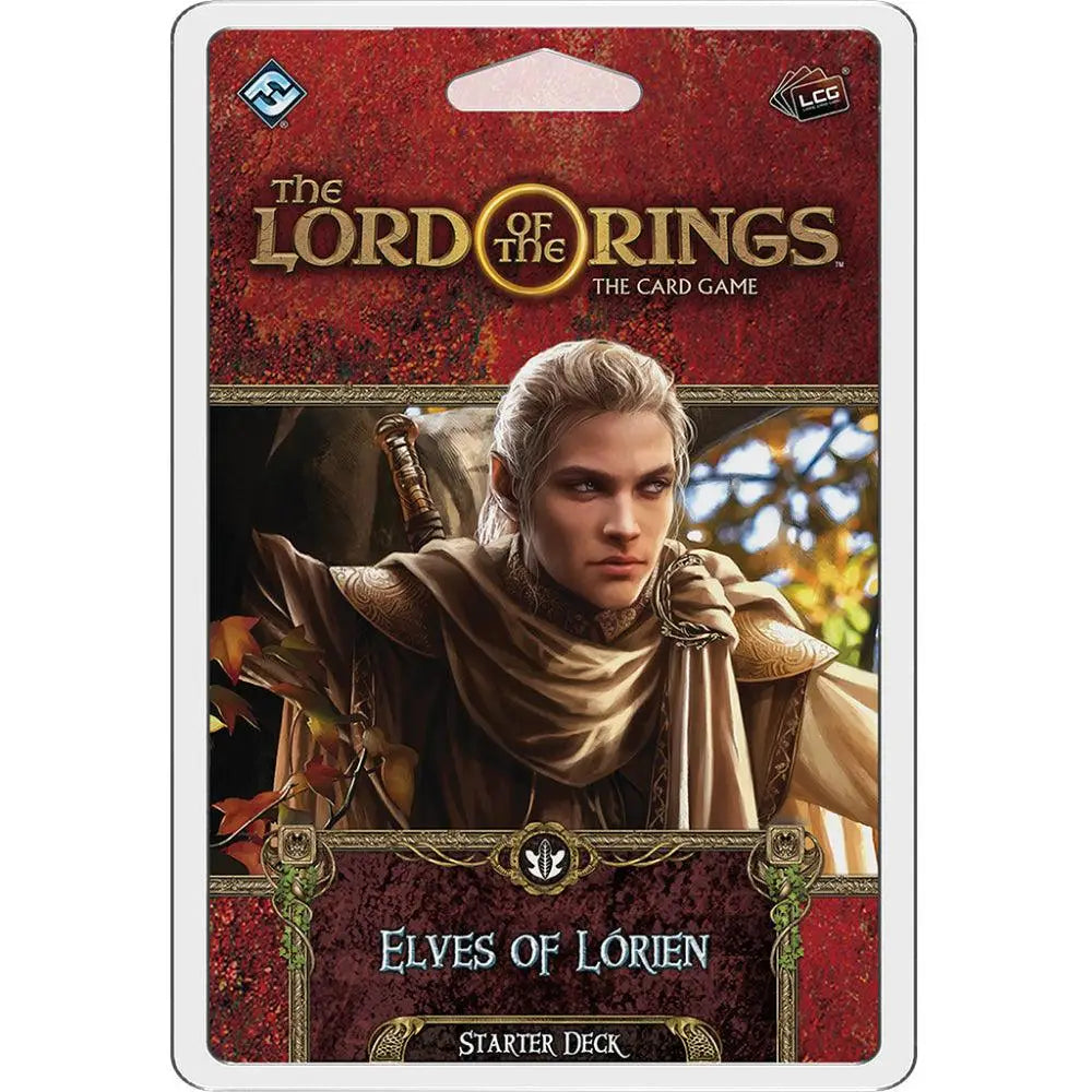 The Lord of the Rings LCG Elves of Lorien Starter Deck Board Games Fantasy Flight Games   