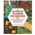The ultimate random encounters book features a hexagonal colorful illustrated map cover for rpg settings
