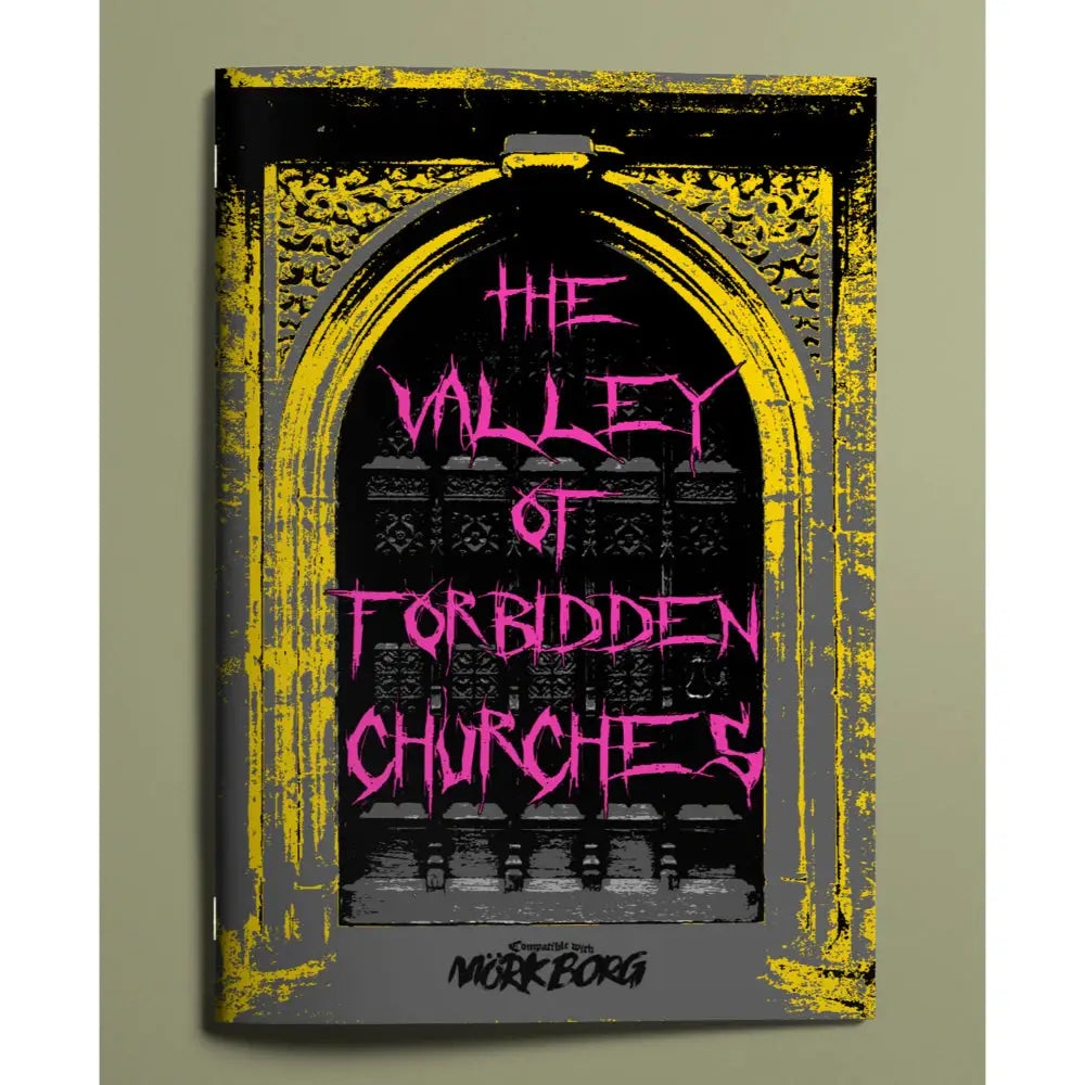 The Valley of Forbidden Churches (Mork Borg RPG) - Roleplaying Games