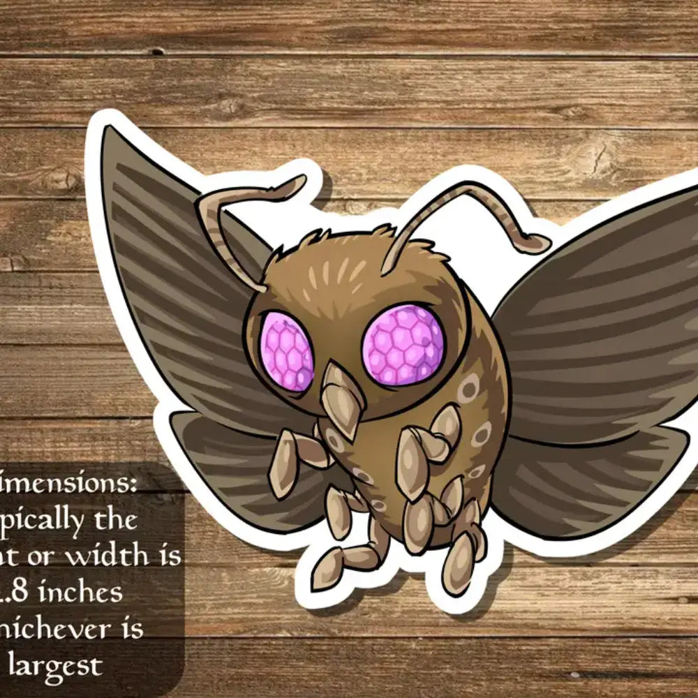 The Wise Mothman Sticker - Toys & Gifts