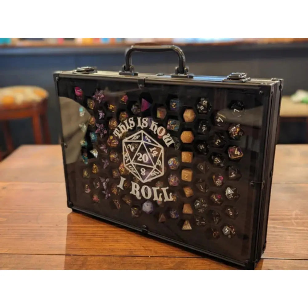 This is How I Roll - Glass Top Dice Display Case - Dice & Dice Supplies