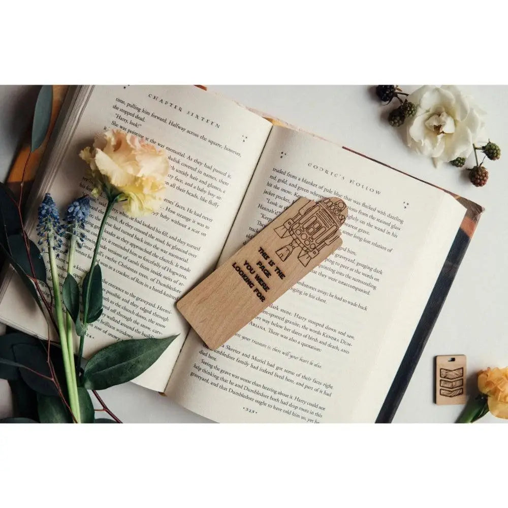 This Is The Page You Were Looking For Wooden Bookmark - Gifts