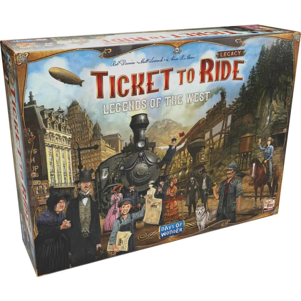 Ticket to Ride Legacy: Legends of the West Board Games Asmodee   