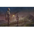 Time by jason engle playmat featuring stone statues with weathered skeletal forms along a twilight path