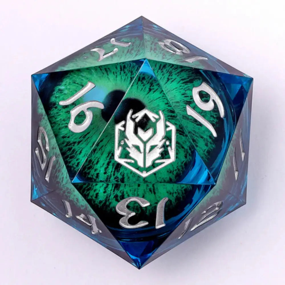 Titan’s Eye 55mm Liquid Core D20 Die - Dice & Dice Supplies