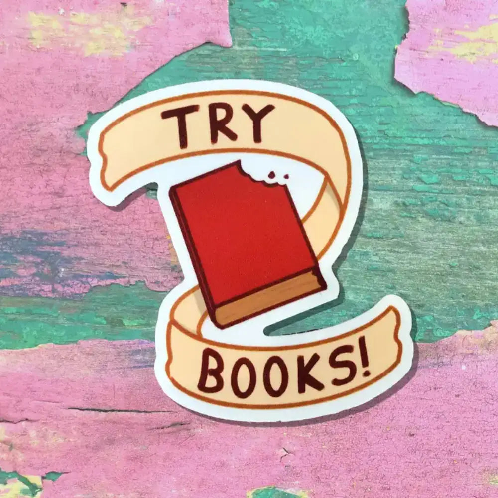 Try Books Sticker - Toys & Gifts