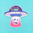 UFO Cat Sticker - Gifts