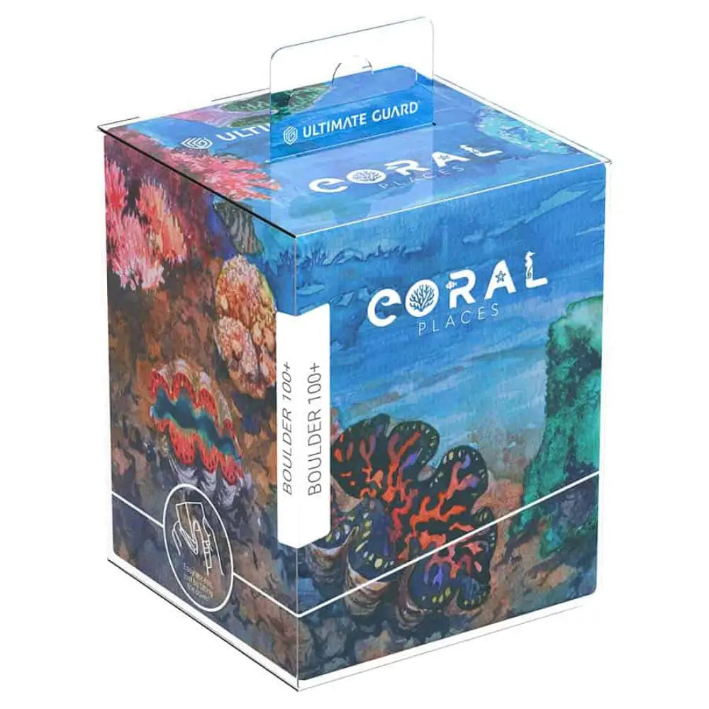 Ultimate Guard Boulder 100+ Deckbox: Coral Places Seablue Hush - Card Games