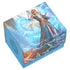 Blue textured card storage box with dynamic fantasy illustration of mage casting blue energy from ultimate guard sidewinder 100+