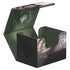 Dark green and black textured ultimate guard sidewinder 100 plus xenoskin deckbox with fantasy artwork for mtg cards