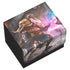 Black rectangular Ultimate Guard Sidewinder 100 plus Xenoskin deckbox featuring vibrant fantasy warrior illustration