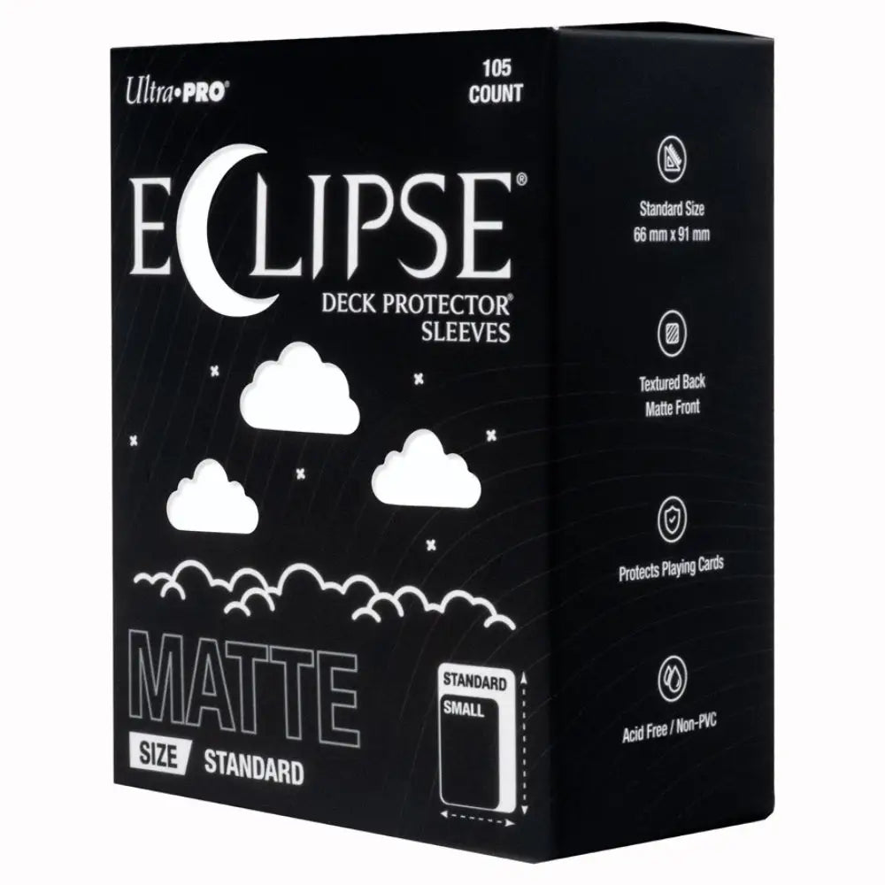 Ultra Pro Enhanced Eclipse Matte Standard Sleeves (100) - Arctic White - Card Games