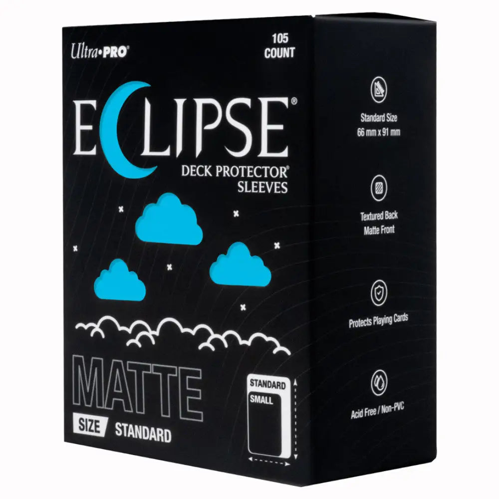 Ultra Pro Enhanced Eclipse Matte Standard Sleeves (100) - Sky Blue - Card Games